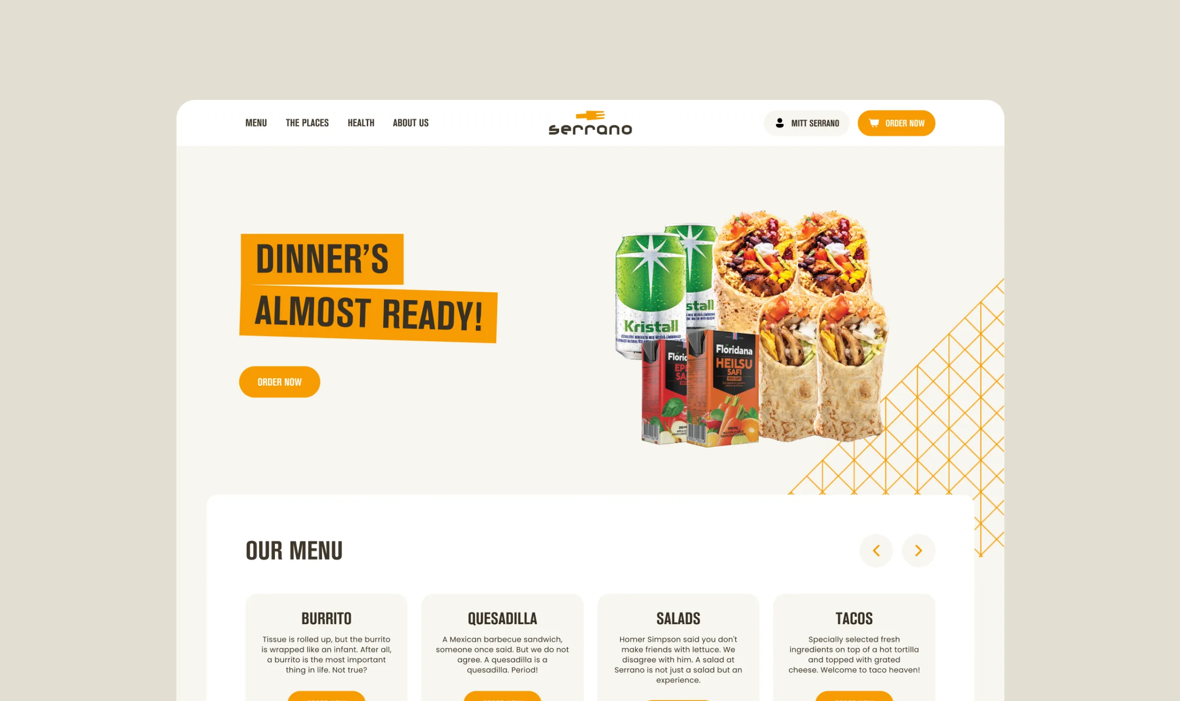 Serrano website