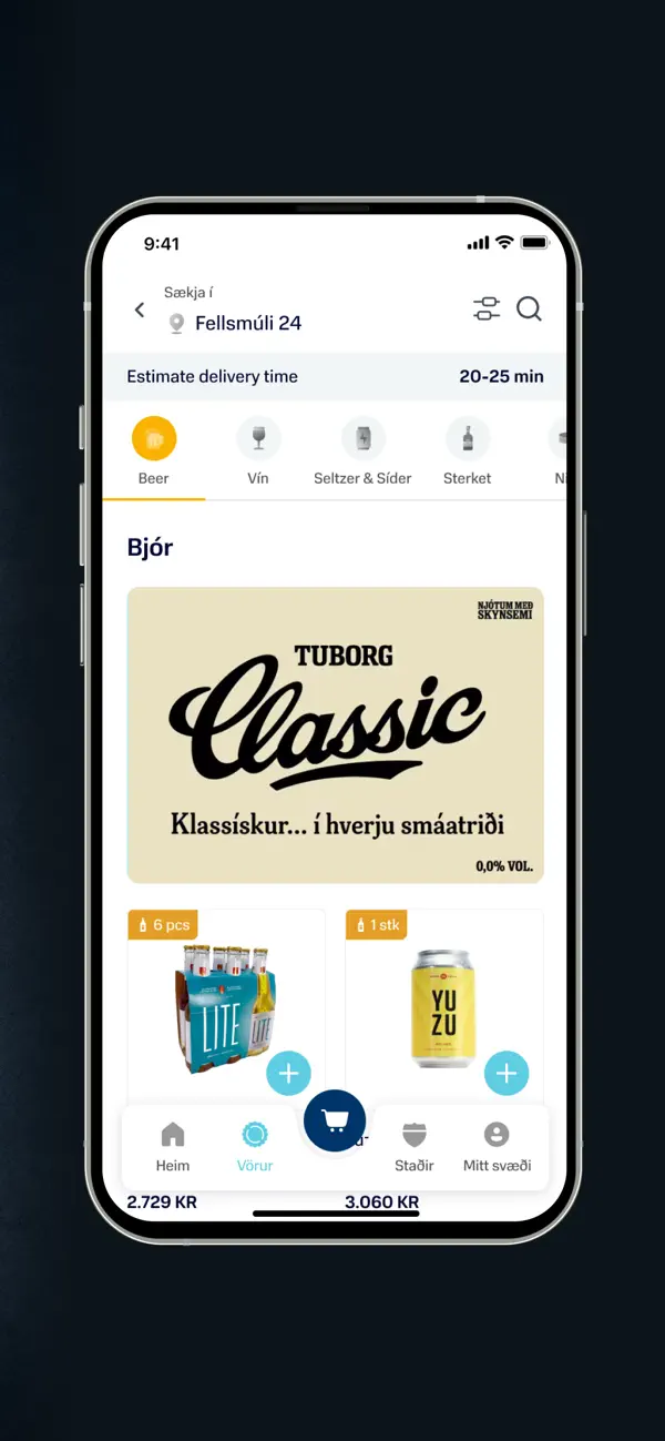 Vöruflokkar og vöruval