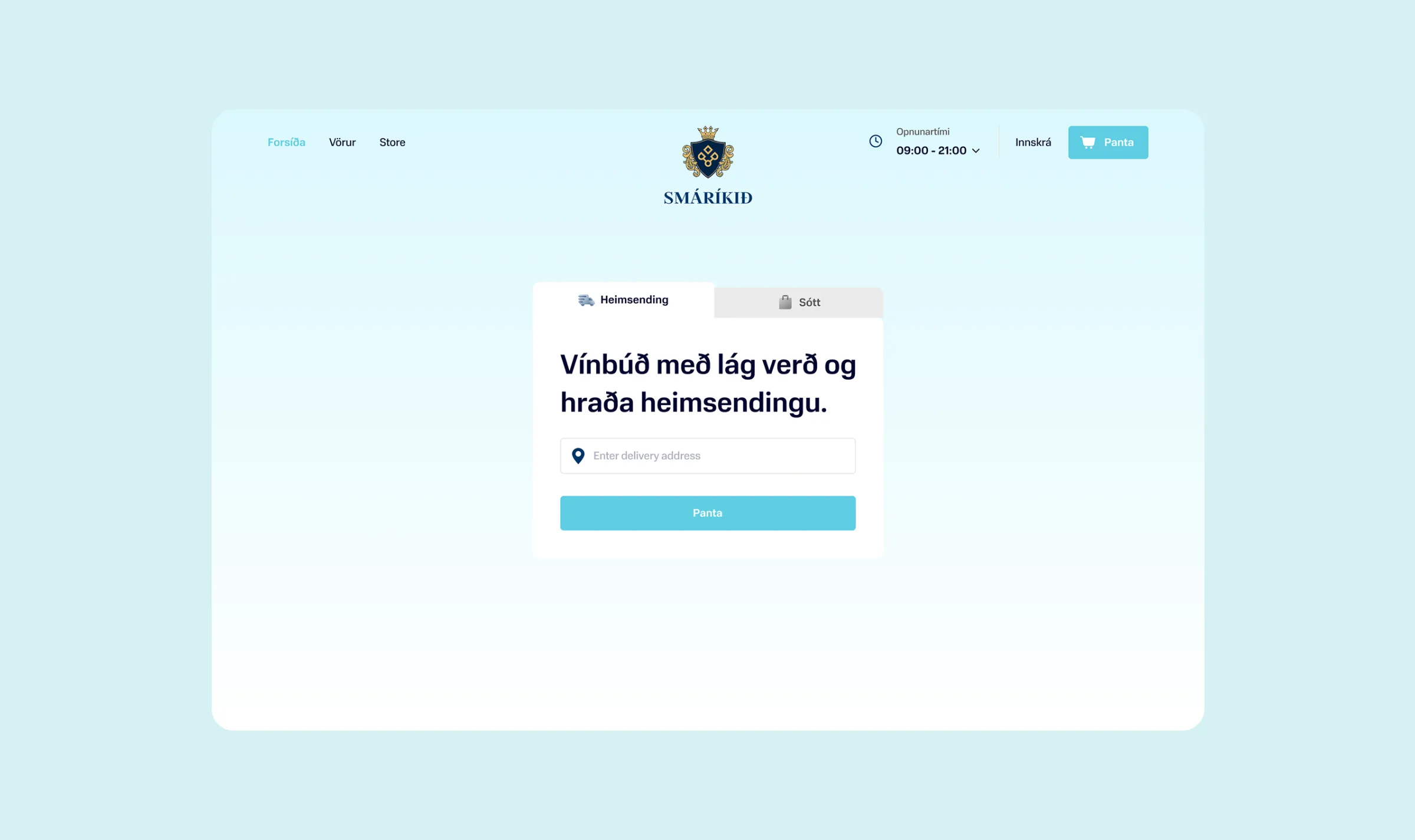 Smáríkið website